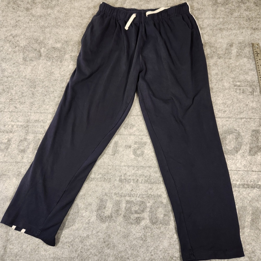 Onix Sweatpants Men's Size XL Blue Active‎ wear Lounge White Strips down on legs